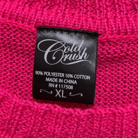 Lightweight Crew Neck Long Sleeve Knit Top “!Naughty is the New Nice” - Picture 7 of 17